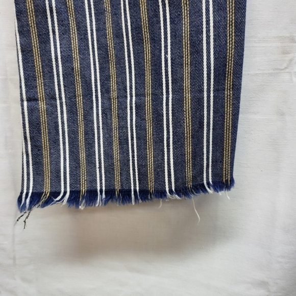 Vintage NWT 60s/70s Big Yank Stripped Fringe Jeans Size 29 - Picture 6 of 10